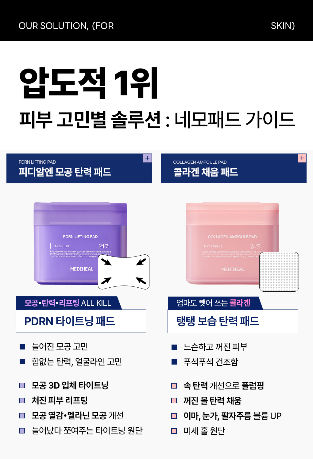 메디힐 네모패드 2종 맵